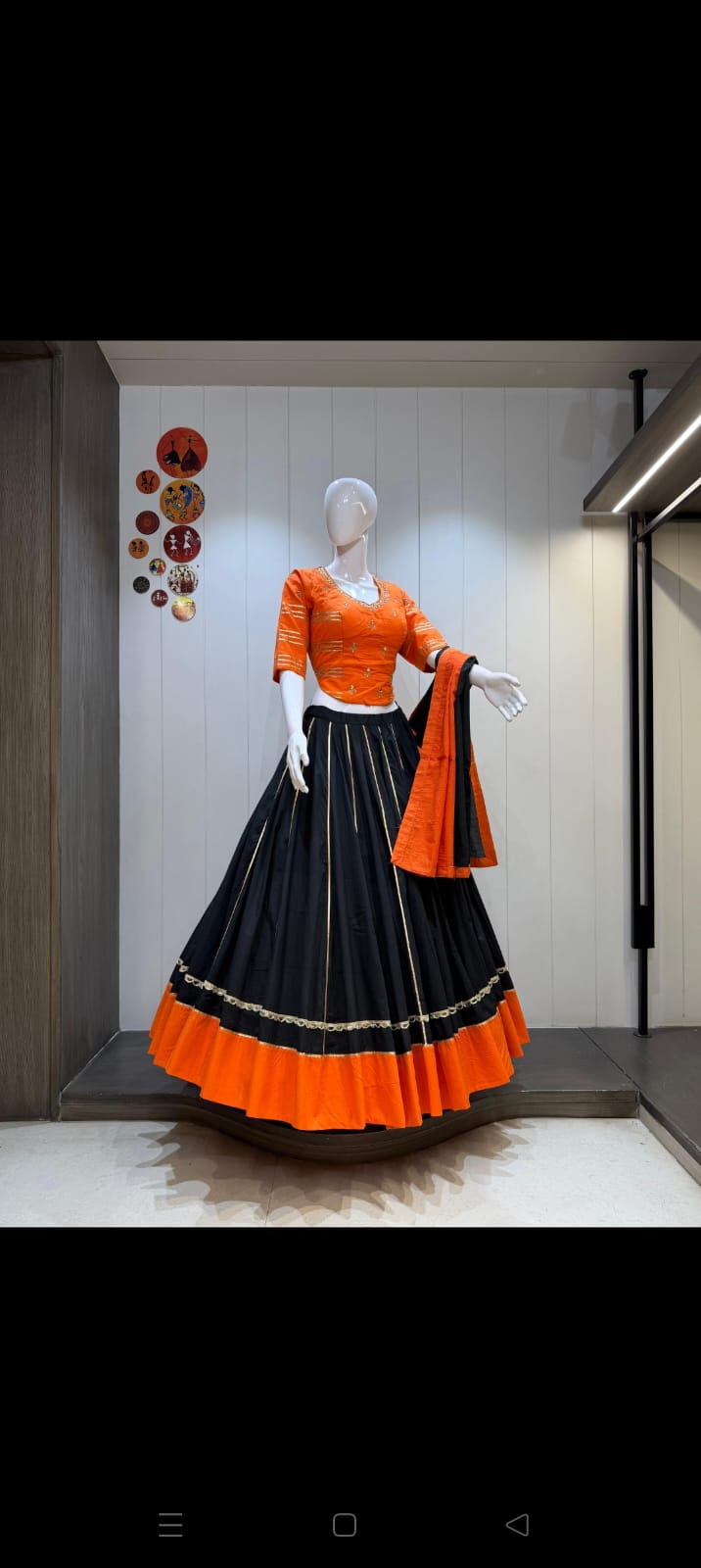 Royal Mirror Work Chaniya Choli