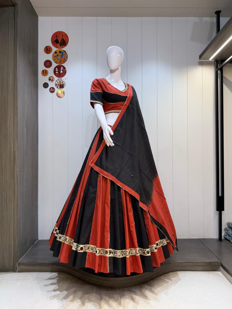 Elegant Embroidered Chaniya Choli