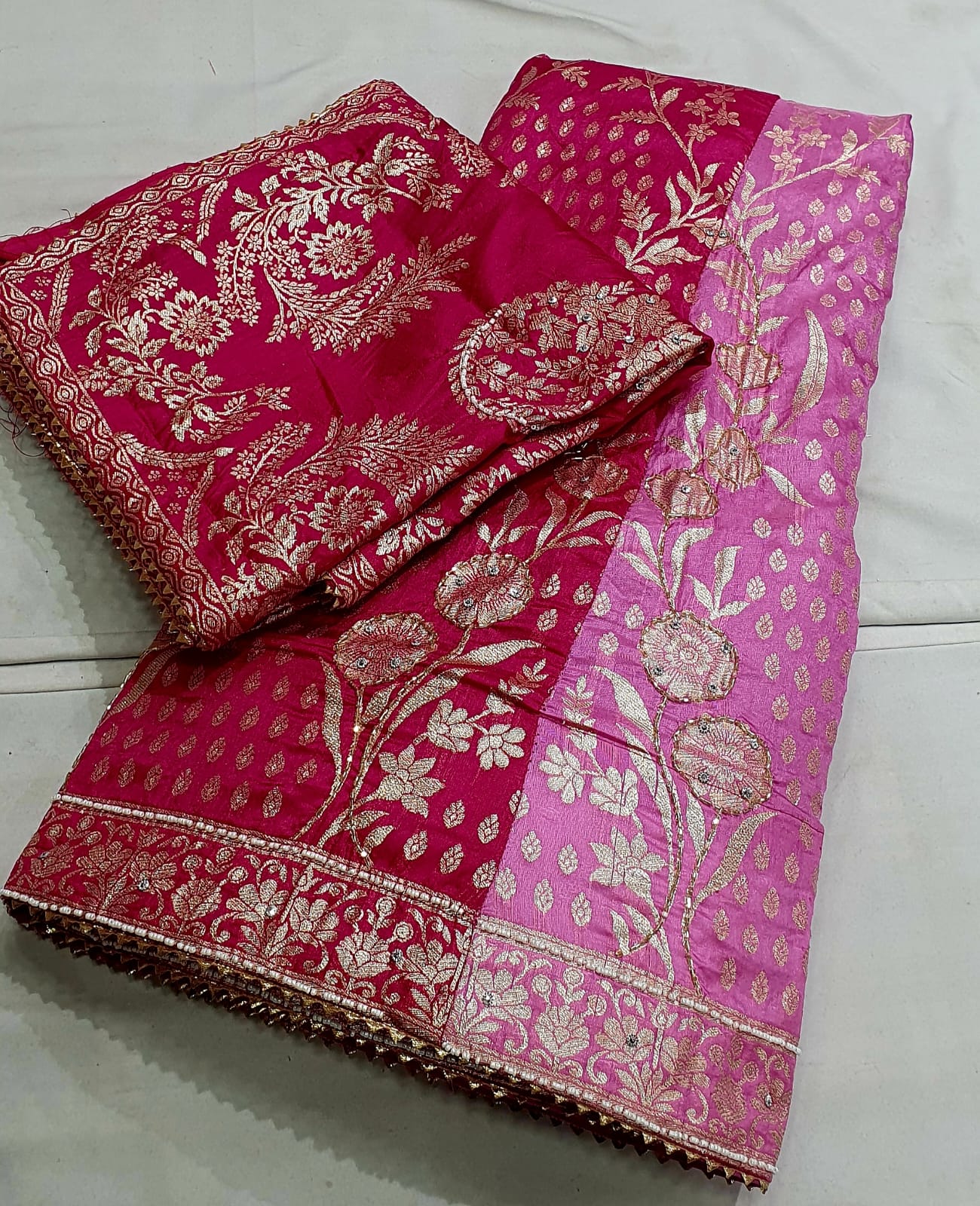 Designer Orange Chaniya Choli with Dupatta