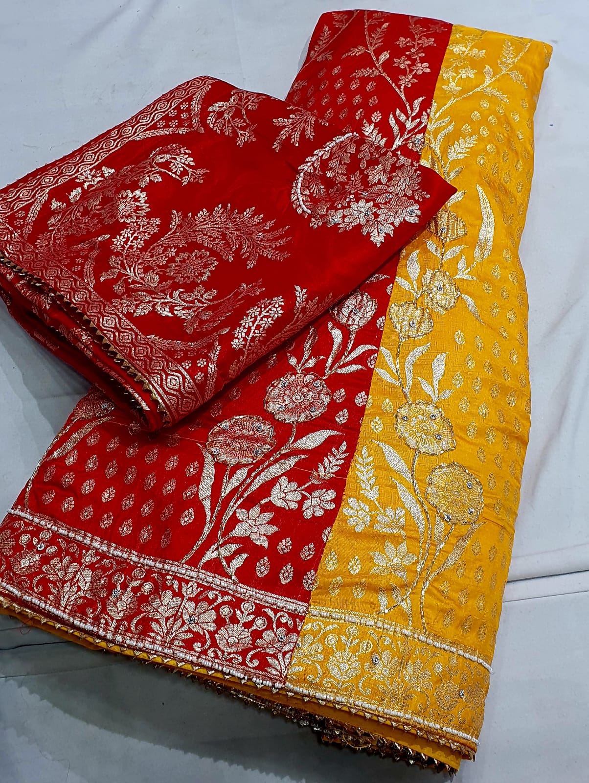 Navratri Special Orange Chaniya Choli
