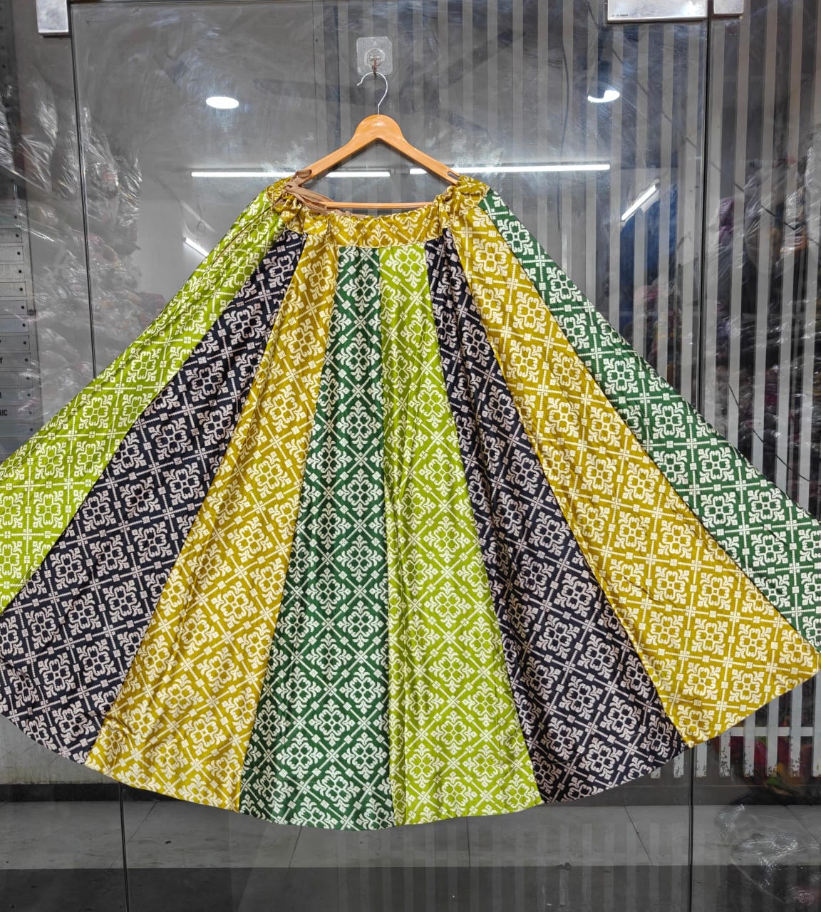 Embroidered Orange Chaniya Choli Set