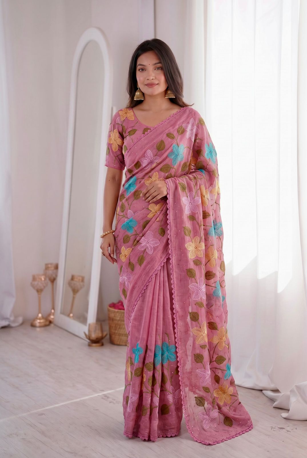 Women's Cotton Printed Saree