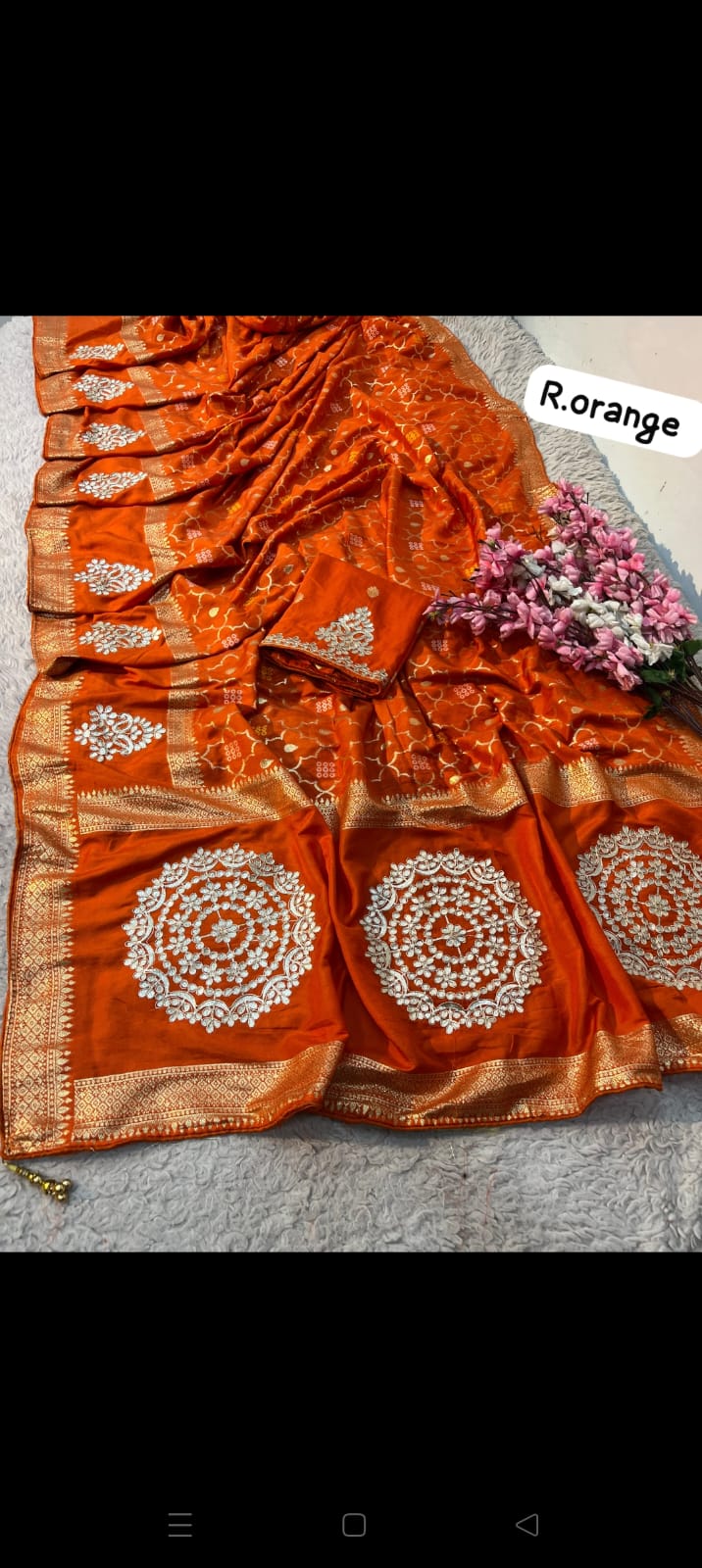 Women's Linen Saree